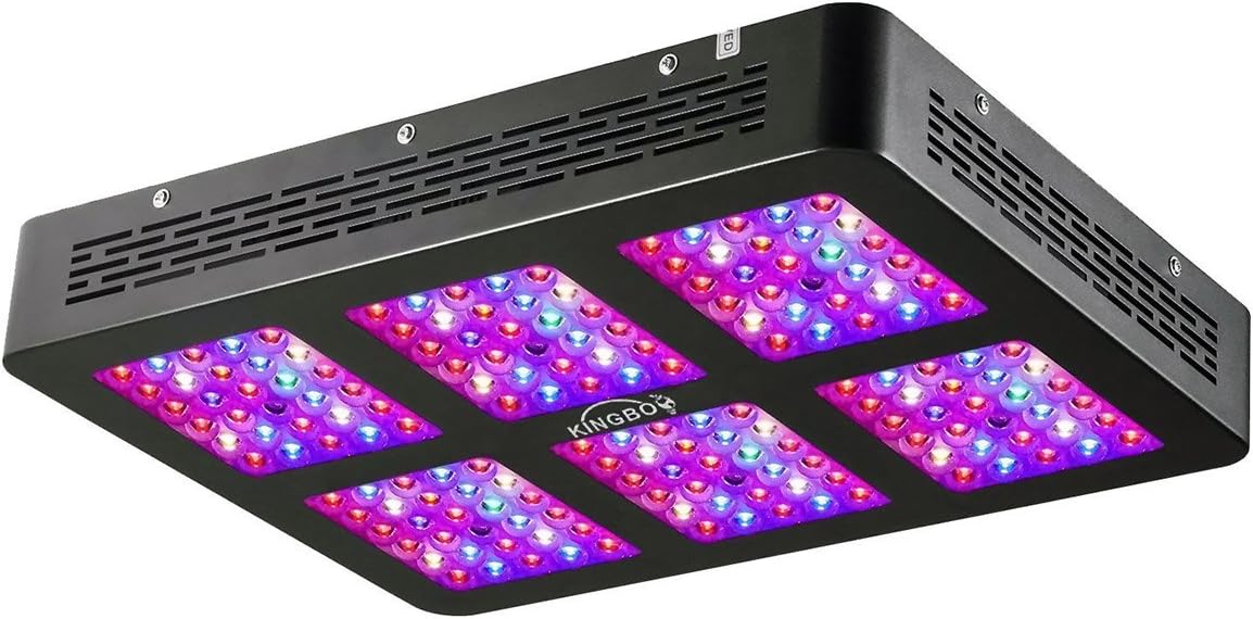 900W LED Grow Light Full Spectrum Double Switch Plant Grow Light for for Indoor Greenhouse Hydroponic Plants Veg and Flower