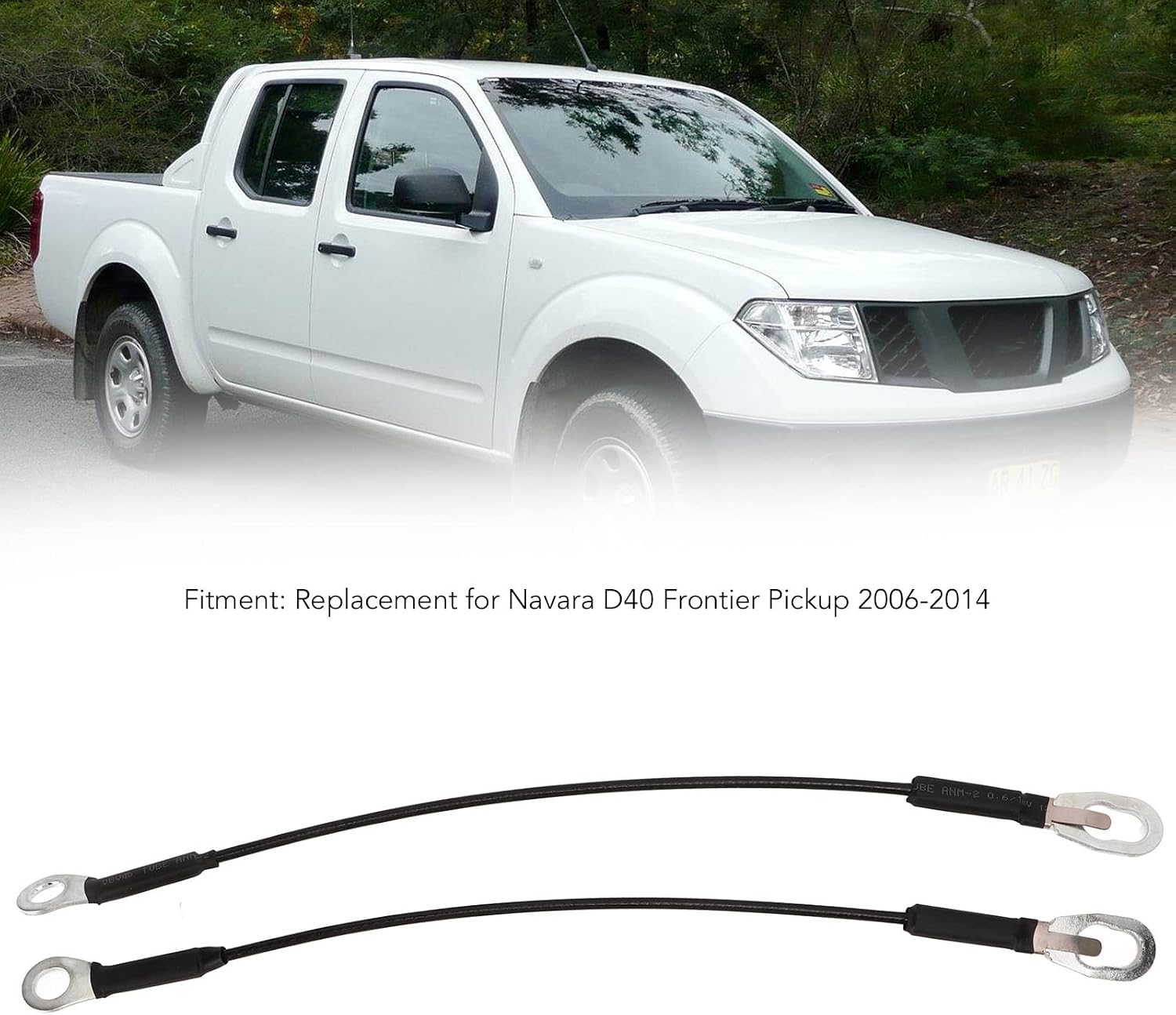 Heavy Duty Tailgate Cables, Robust Universal Fitment Replacement for Truck Bed Support, Durable Pickup Accessory for Mechanics DIY Enthusiasts Daily Commuting Off-Road Adventures