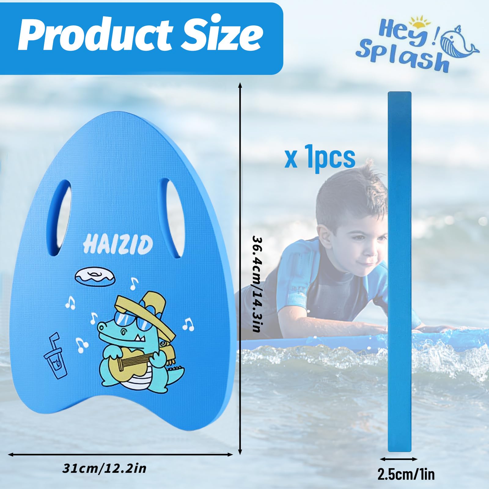 CIYIN Tabla de Natación para Niños EVA Kickboard Flotabilidad Equipo de Piscina