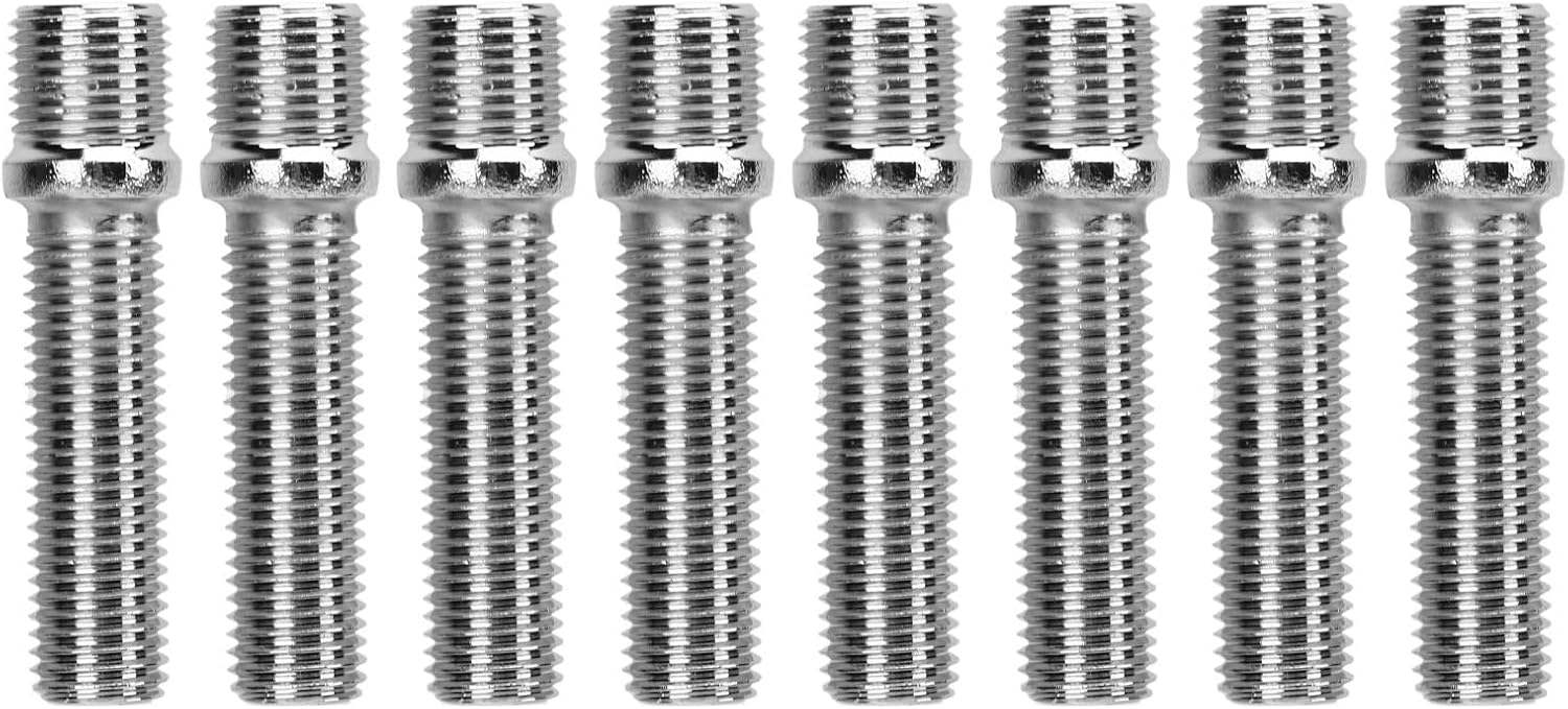 Extended Wheel Stud Conversion Kit 20 Pcs Extended Wheel Stud 58mm Conversion Bolts Adapter 41mm Shank Length Adapter (#2)