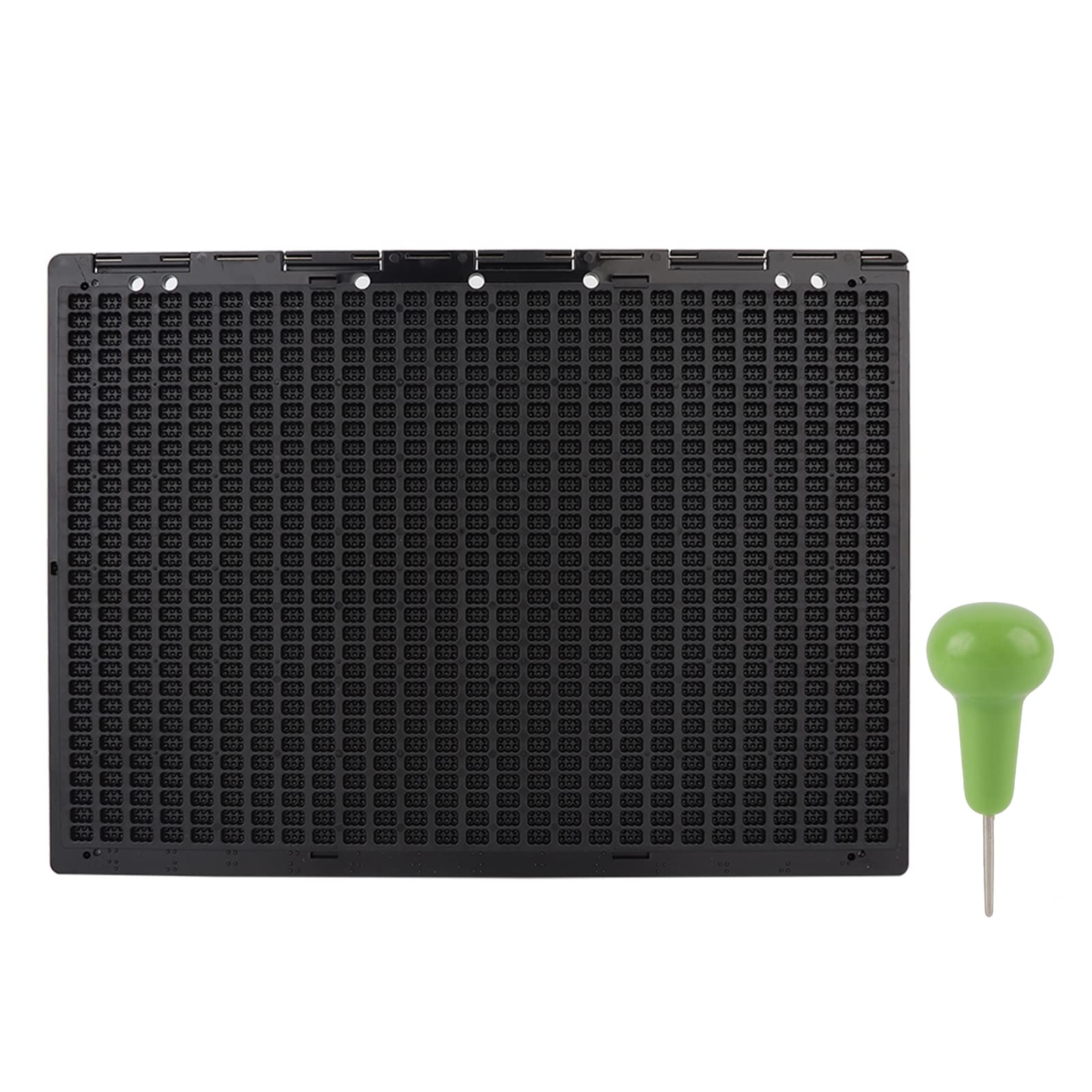 Niiyen Plastic Braille Writing Slate,Portable Braille Writing Slate,Portable 27 Lines 30 Cells Braille Writing Slate and Stylus Braille Learning Tool Accessory