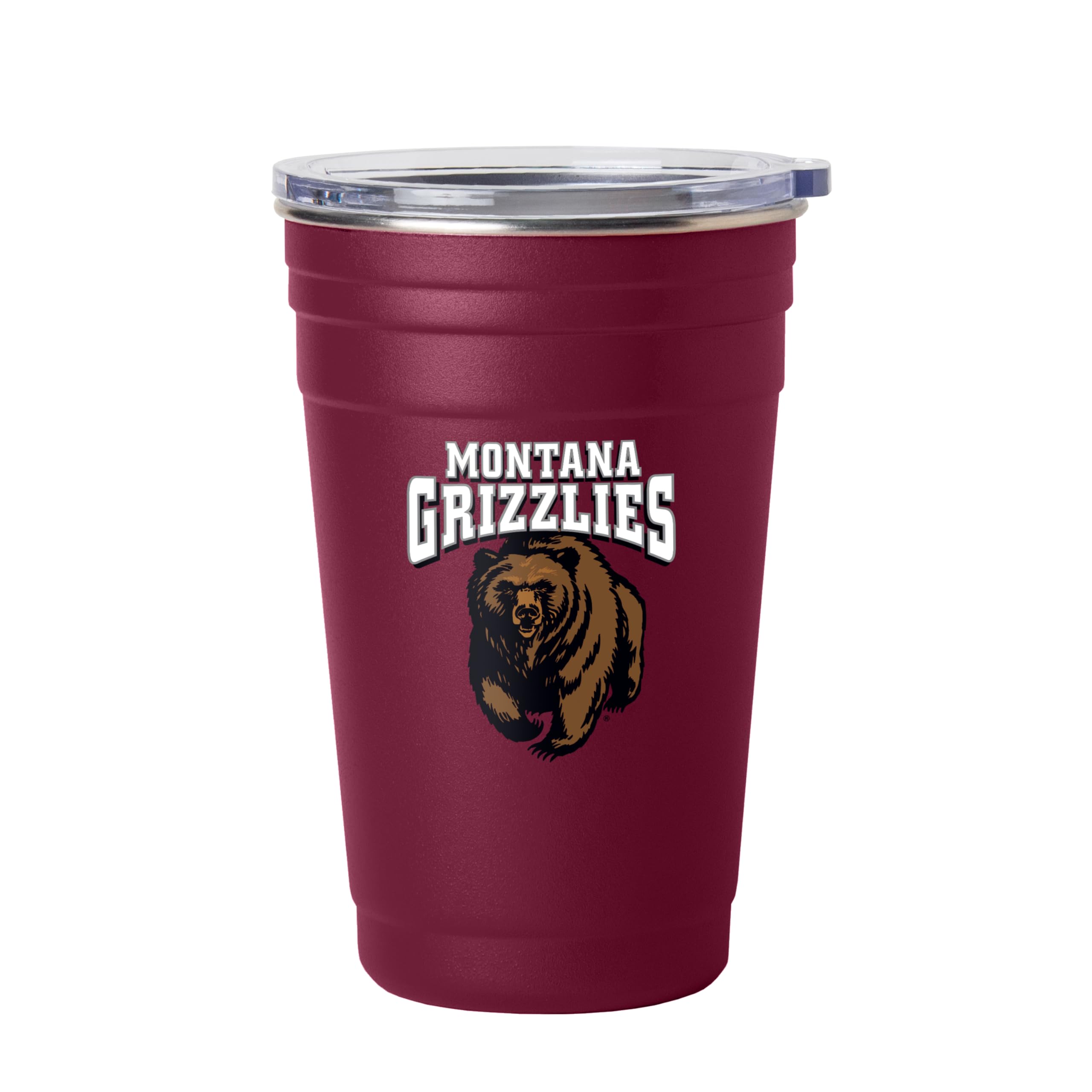 Logo Brands NCAA 22 oz Stainless Steel Tailgate Cup -Double Wall Vacuum-Sealed Durable For Hot &amp; Cold Drinks, Perfect for Gameday &amp; Tailgating