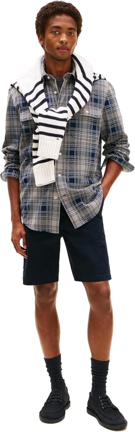 Tommy Hilfiger Men's Casual Stretch 9” Inseam Chino Shorts