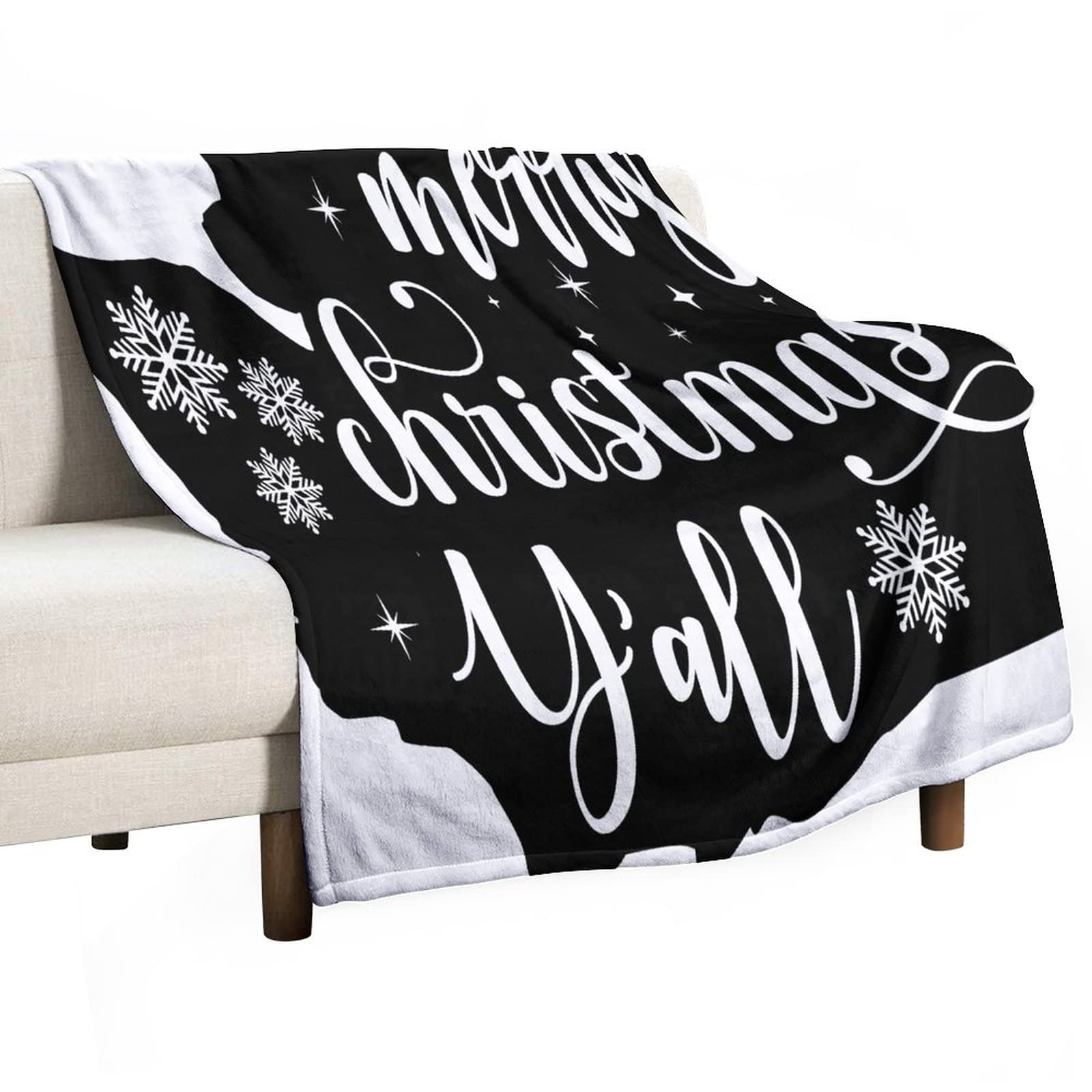 Couverture chaude en flanelle à offrir pour un Noël chaleureux style Washington