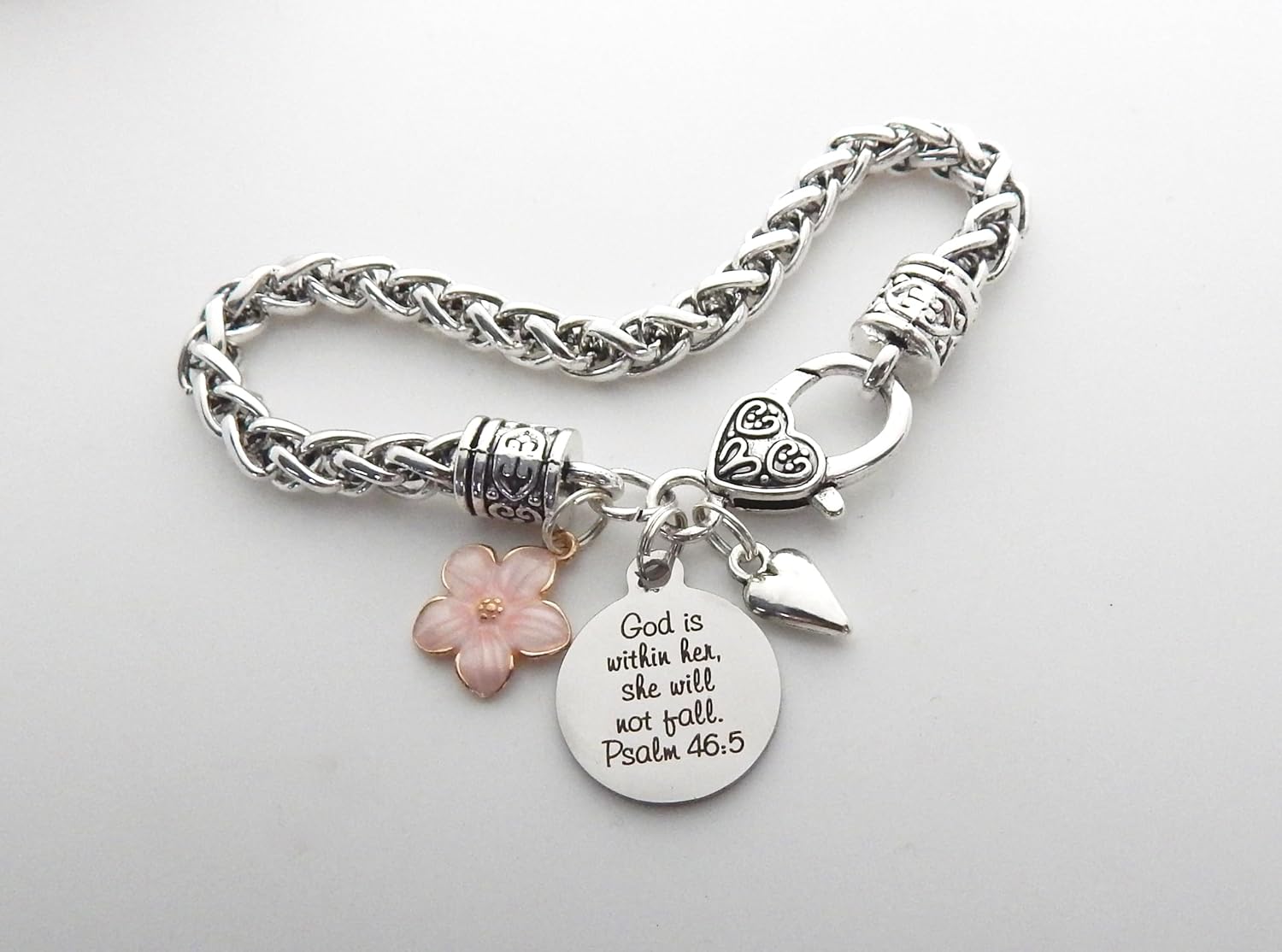 Religious Bible Verse Bracelet for Her Scripture Quotes Bracelet Faith Christian Jewelry Encouragement for Women Friend