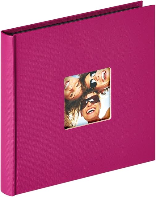 Walther design FA-199-Y stylowy album Fun, fioletowy, 18 x 18 cm
