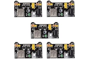 HiLetgo 5pcs 3.3V 5V Power Supply Module for MB102 102 Prototype Breadboard