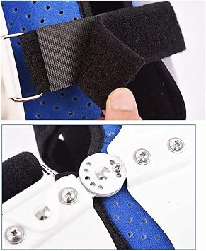 Fully Adjustable Hip Knee Ankle Foot Orthosis Braces Knee Orthosis Support Joint Stabilizer Calf Ankle Foot Fixed Bracket (Left L)