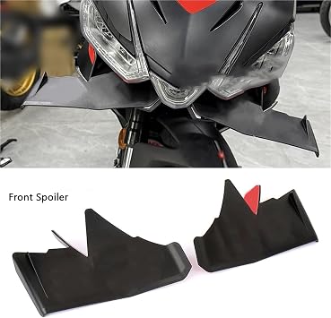Motorcycle ABS Front Fairing Winglet Aerodynamic Wing Kit Spoiler Accessories For Aprilia RS457 RS 457 Rs457 2024 2025