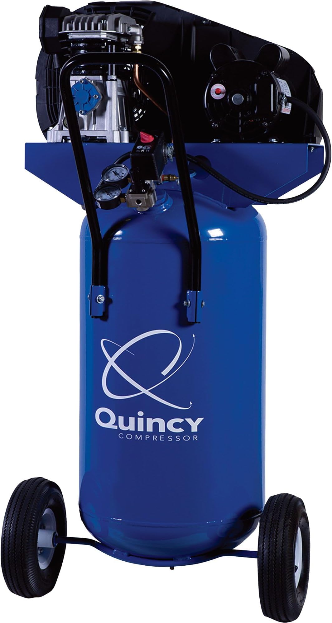 Quincy Single-Stage Portable Electric Air Compressor - 2 HP, 26-Gallon Vertical, 7.4 CFM, Model Number Q12126VPQ