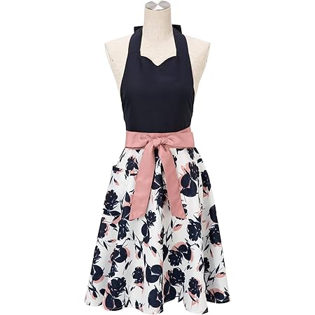 Amazon アフタヌーンティー リビング Afternoontea Living エプロン Gl69 ワンピース 風 エプロン グレー エプロン オンライン通販