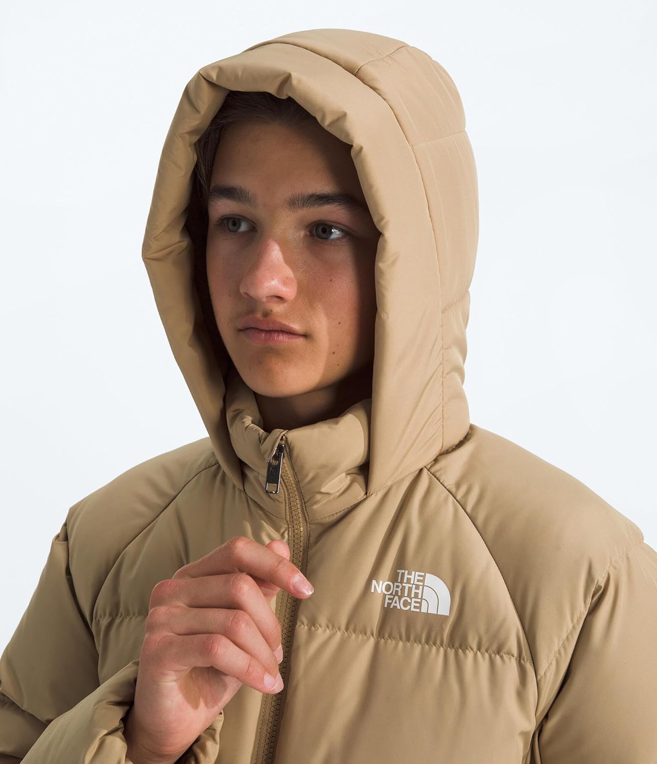 THE NORTH FACE Kids' North Down Fleece-Lined Short Parka | 600 Fill Recycled Waterfowl Down Insulated, Water Repellent - Image 3