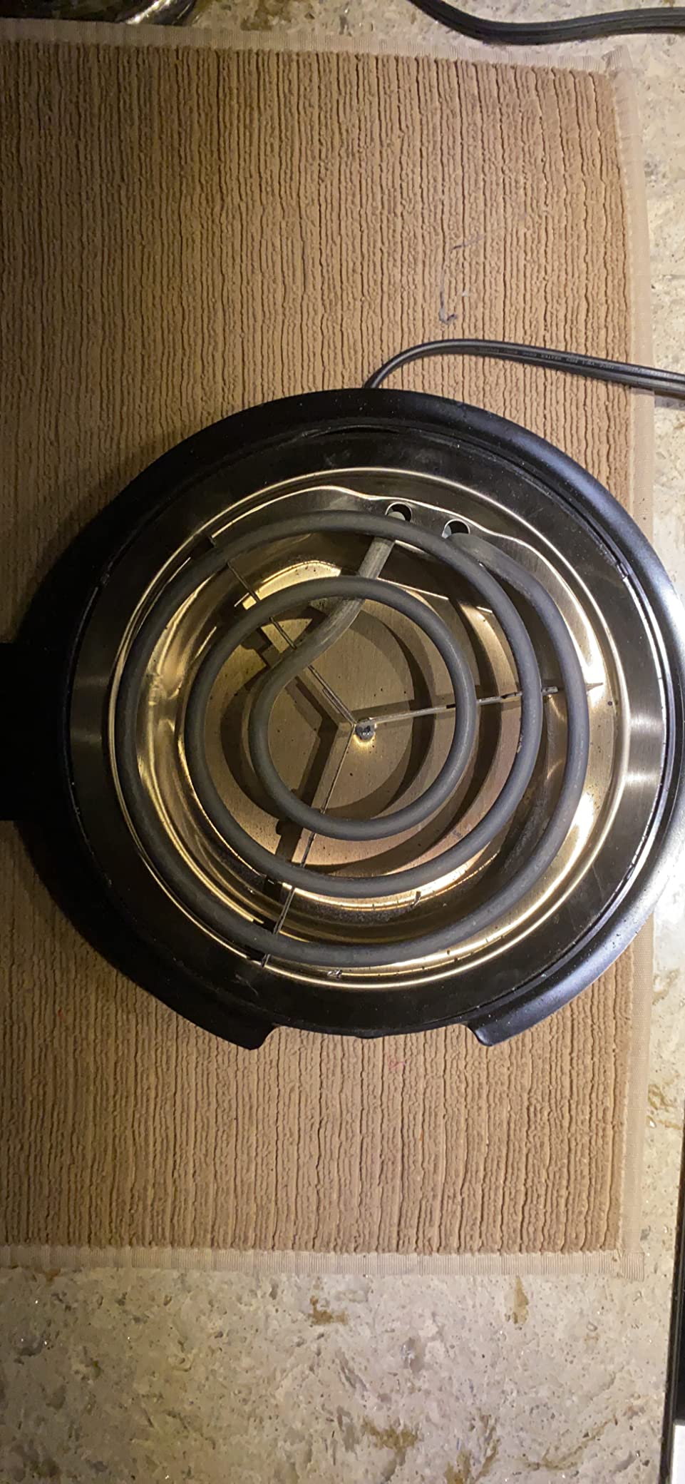 9/mo Finance Elite Gourmet Countertop Double Cast Iron Burner, 1500