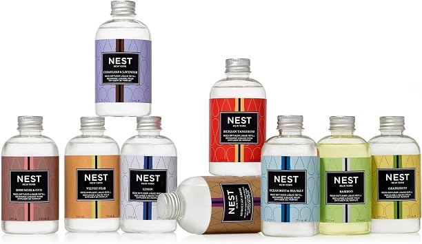 NEST New York Reed Diffuser Refill, Cedar Leaf & Lavender, 5 Fluid Ounces, 5.9 Fl Oz (Pack of 1)