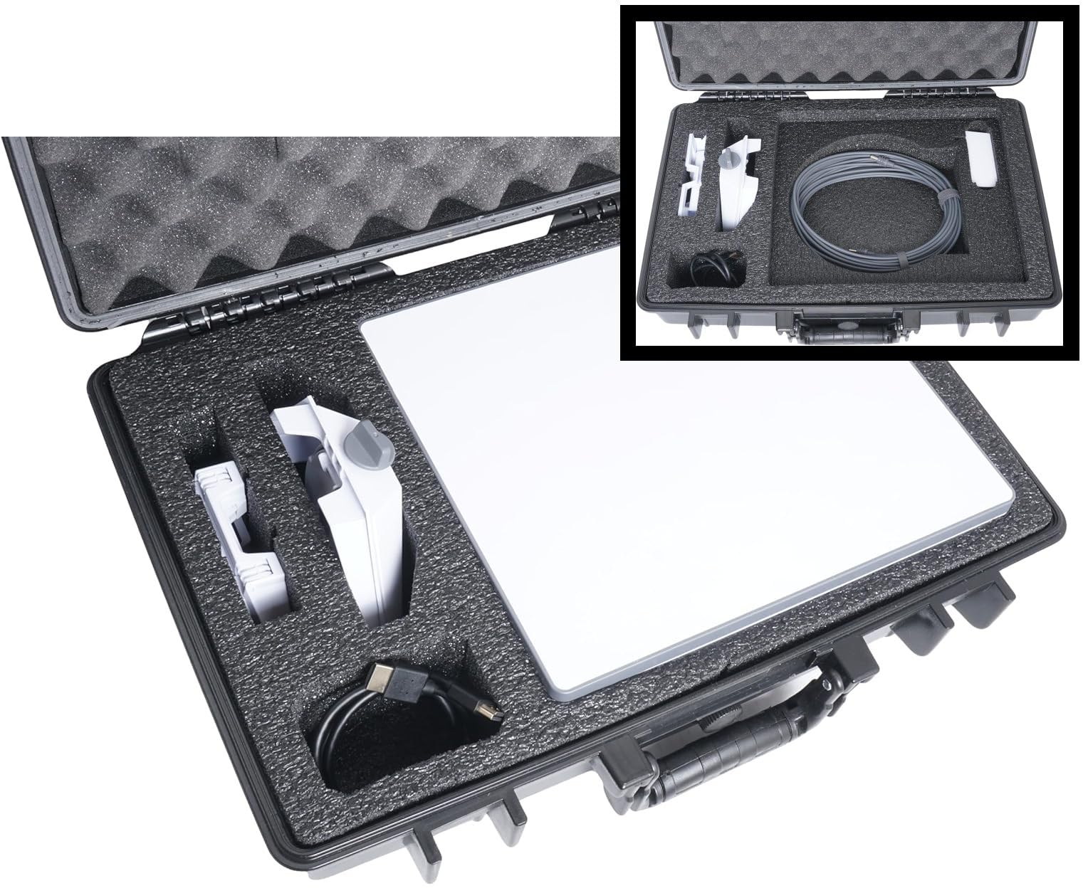 Case Club La Funda se Adapta al Kit de Mini Platos Starlink Compacto en una Carcasa Dura, Protectora, igualadora de presión, Ligera, Impermeable, hermética y Resistente
