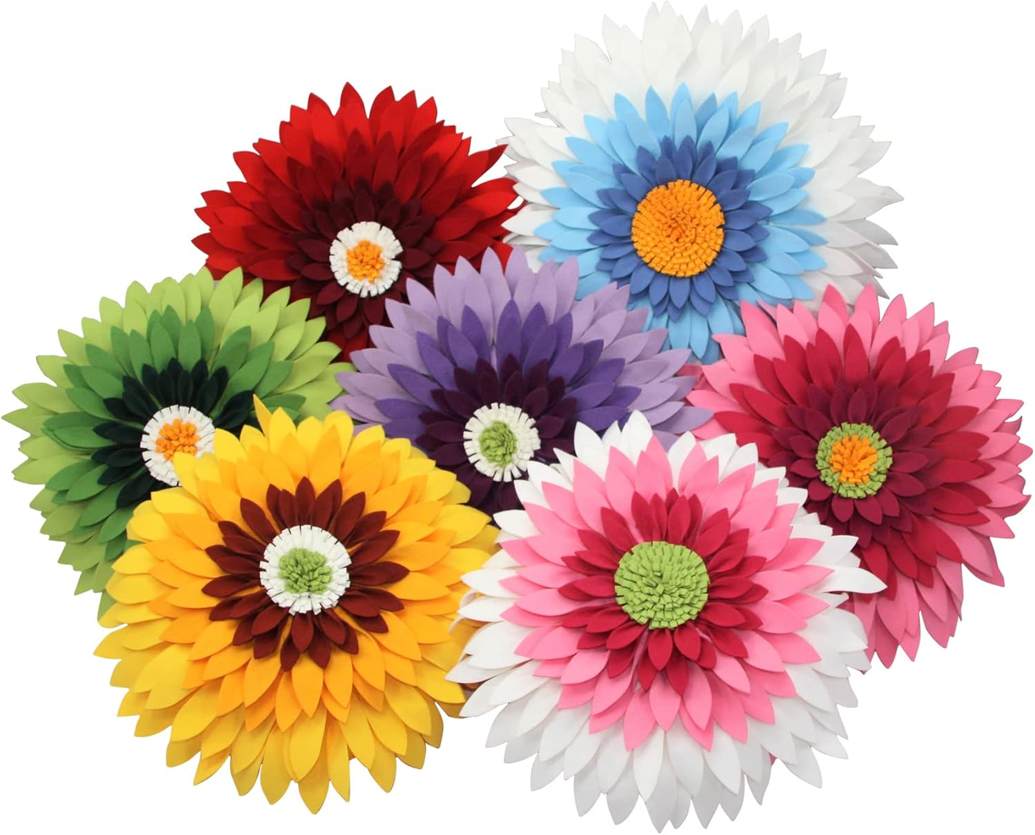 Contempo Lifestyles, Flower Pillows Decorative Throw Pillows | 3D Flower Pillow | Daisy Flower Pillow| Sunflower, Hand-Made décor | Gifts for Her (Pink)