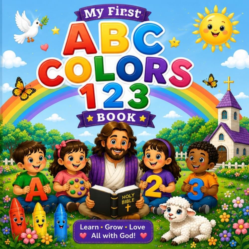 God’s Little Learning Book: ABC • Colors • 123: Learn Letters, Colors & Numbers While Growing in God’s Love