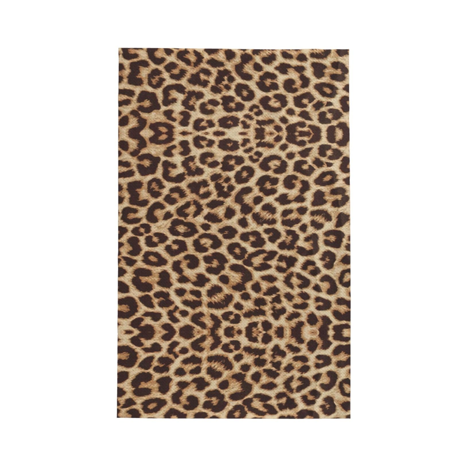 Xxahnbm Black Fun Leopard Print Print Waffle Kitchen Towel,Absorbent Hand Towel