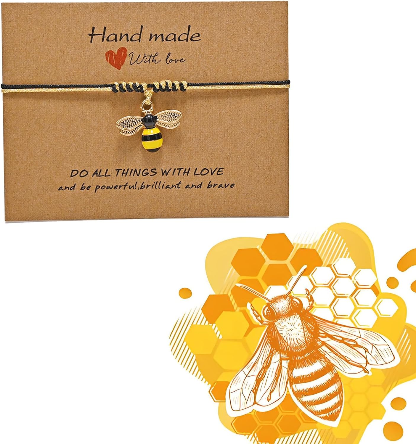 5 Pcs Bee Gifts for Women, Novelty Party Present For Bee Lover,Daughters, Granddaughters, Nieces, Sisters, Friends - Image 8