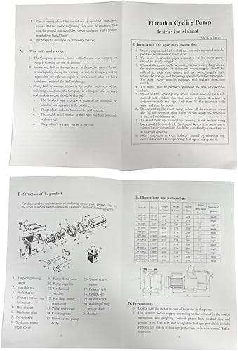 Miniatura 7 de W3SP2615X20 Super Pool Pump 2 HP 115230V 2'' Reemplazo de una sola velocidad para Hayward, SP2615X20 para piscinas enterradas y spas