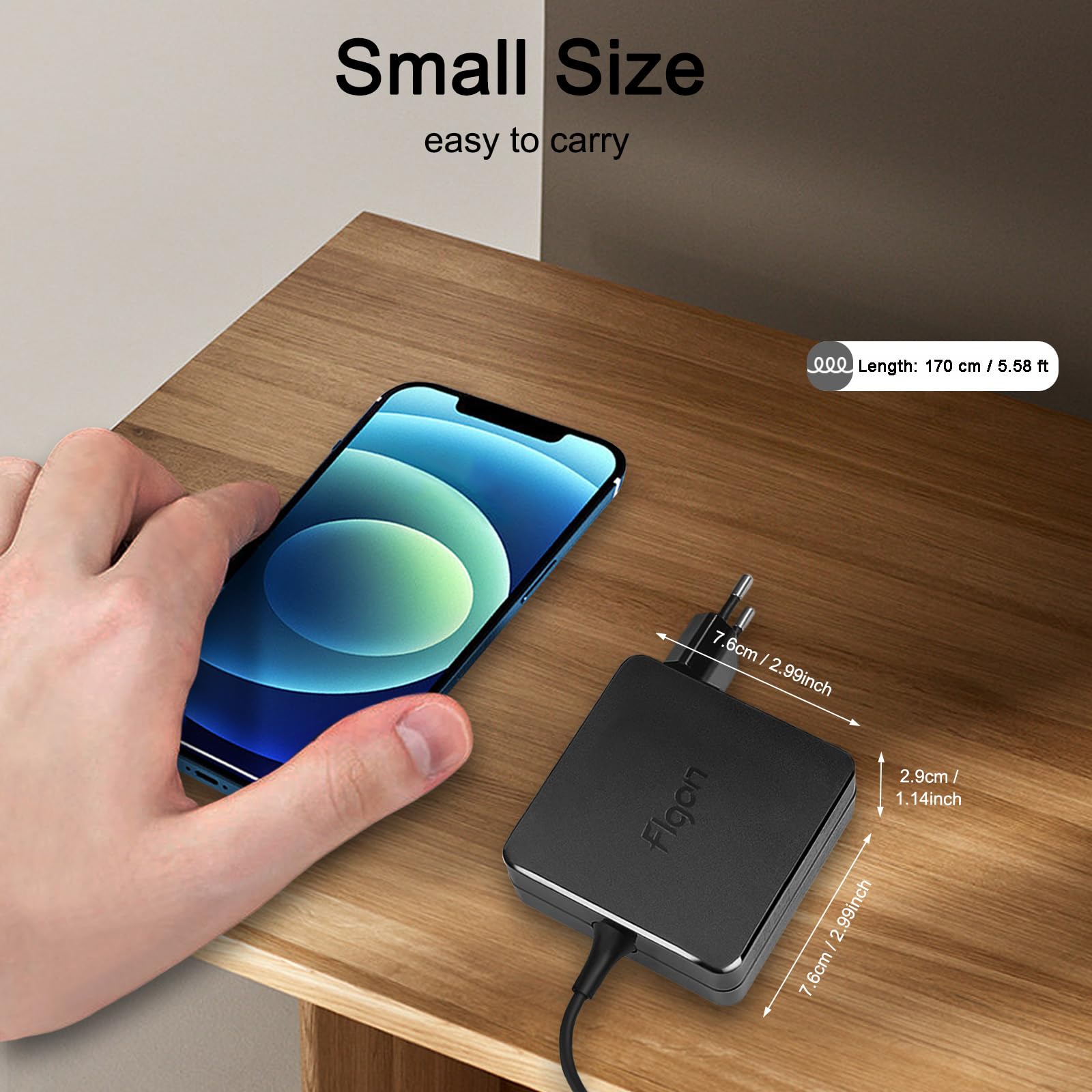 Alimentatore Pc Sostuzione Del Caricatore Del Computer Portatile Dell'adattatore Ca 65W 45W Per Lenovo IdeaPad 3 5 110 310 320 330 330s S145 S340 Serie 110-15ISK 320-15ABR Caricatore Samsung - Foto 8