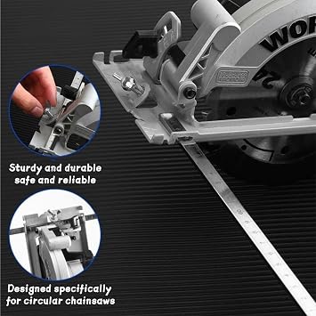 Circular Saw Roller Guide, Positioning Calipers for Precise Measurements & Easy Wood Cutting, Adjustable Cutting Machine Base Guide, Positioning Caliper for Circular Skill Hand Saw(Four-axis)