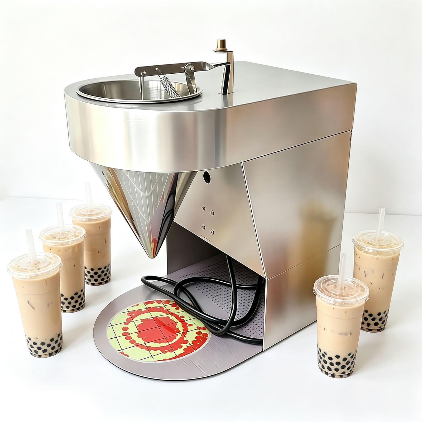 Glowdora Multicolor Popping Pearl Maker Machine,Commercial Tapioca Pearls Milk Tea Making Machine