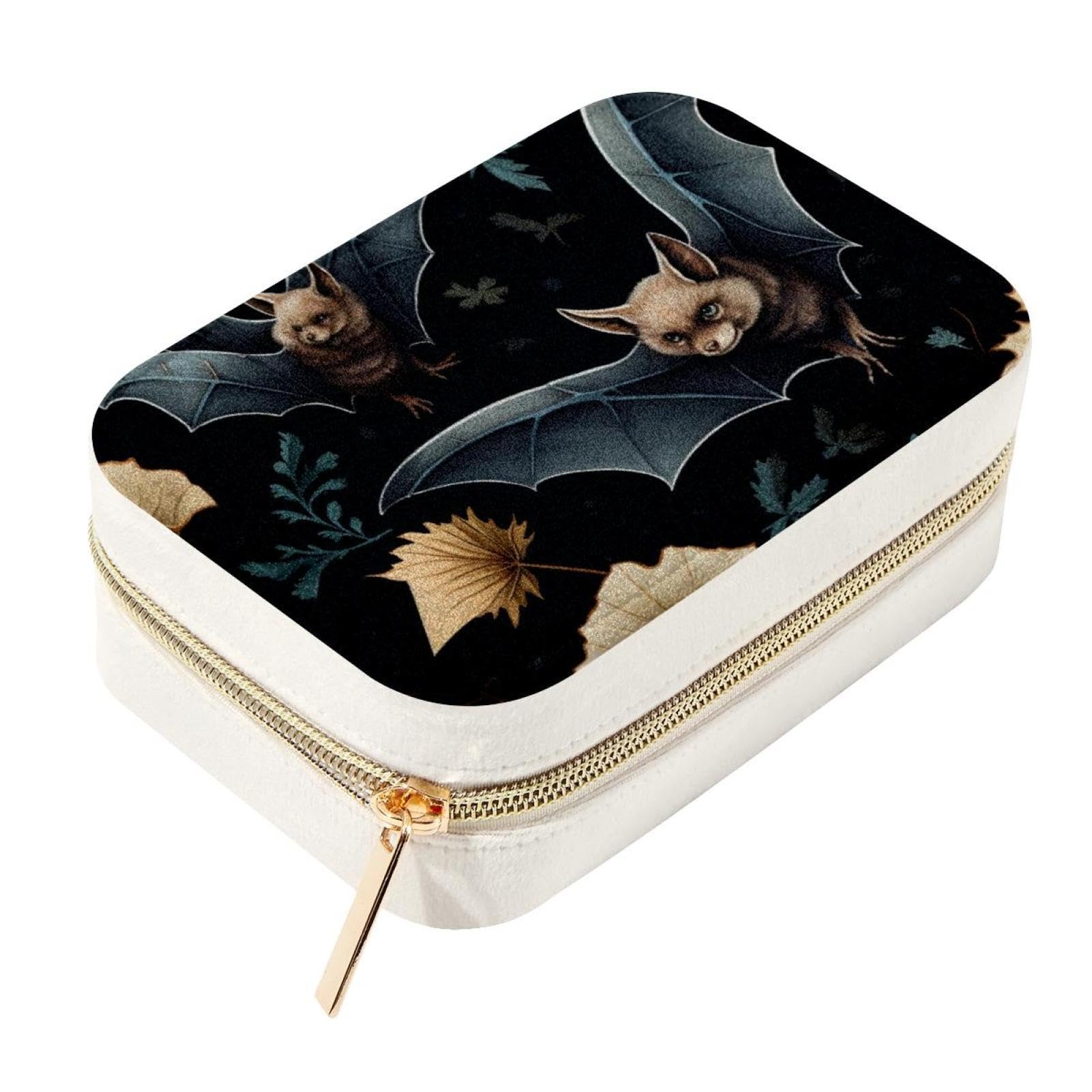 Boîte à bijoux pour femmes et filles, le cadeau parfait au motif chauve-souris