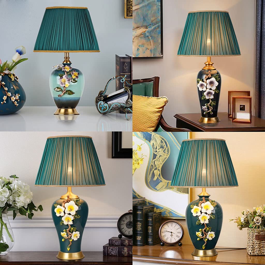 Lámpara de mesa Lampada da tavolo soggiorno decorazione ceramica lampada da comodino lampada da comodino a mano lampade da comodo adatta for camera da letto, soggiorno, caffetteria dormitorio y sala d