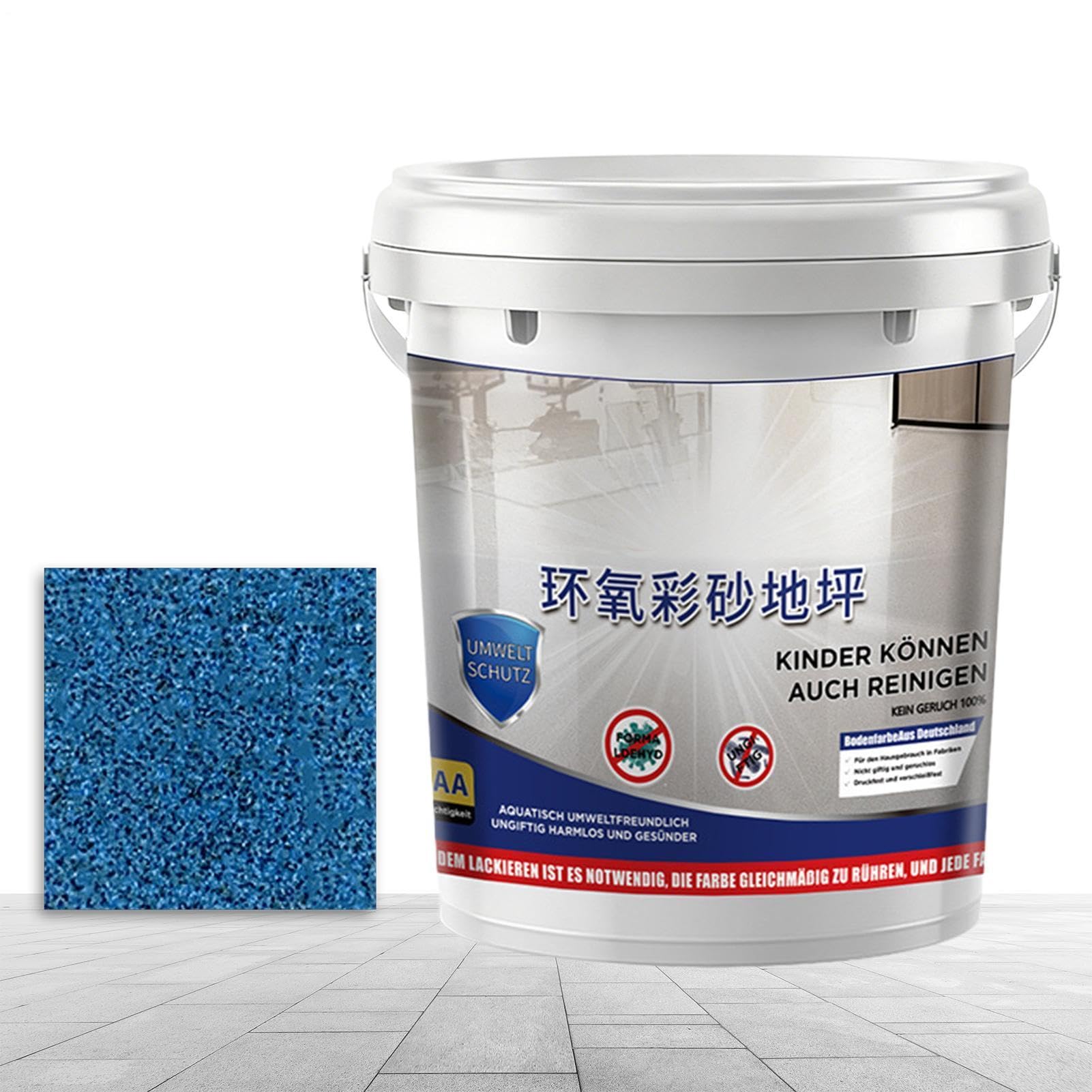 Generico Pintura epoxi para suelos – Autonivelante de alto brillo, pintura epoxi autonivelante, para interiores exteriores ducha, garaje, casa, edificio dormitorio