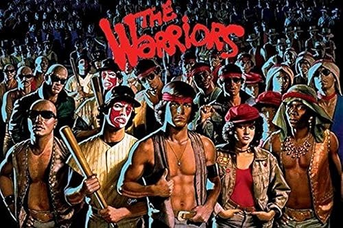Buyartforless Póster impreso de película de culto de Walter Hill's The Warriors 1979 36x24