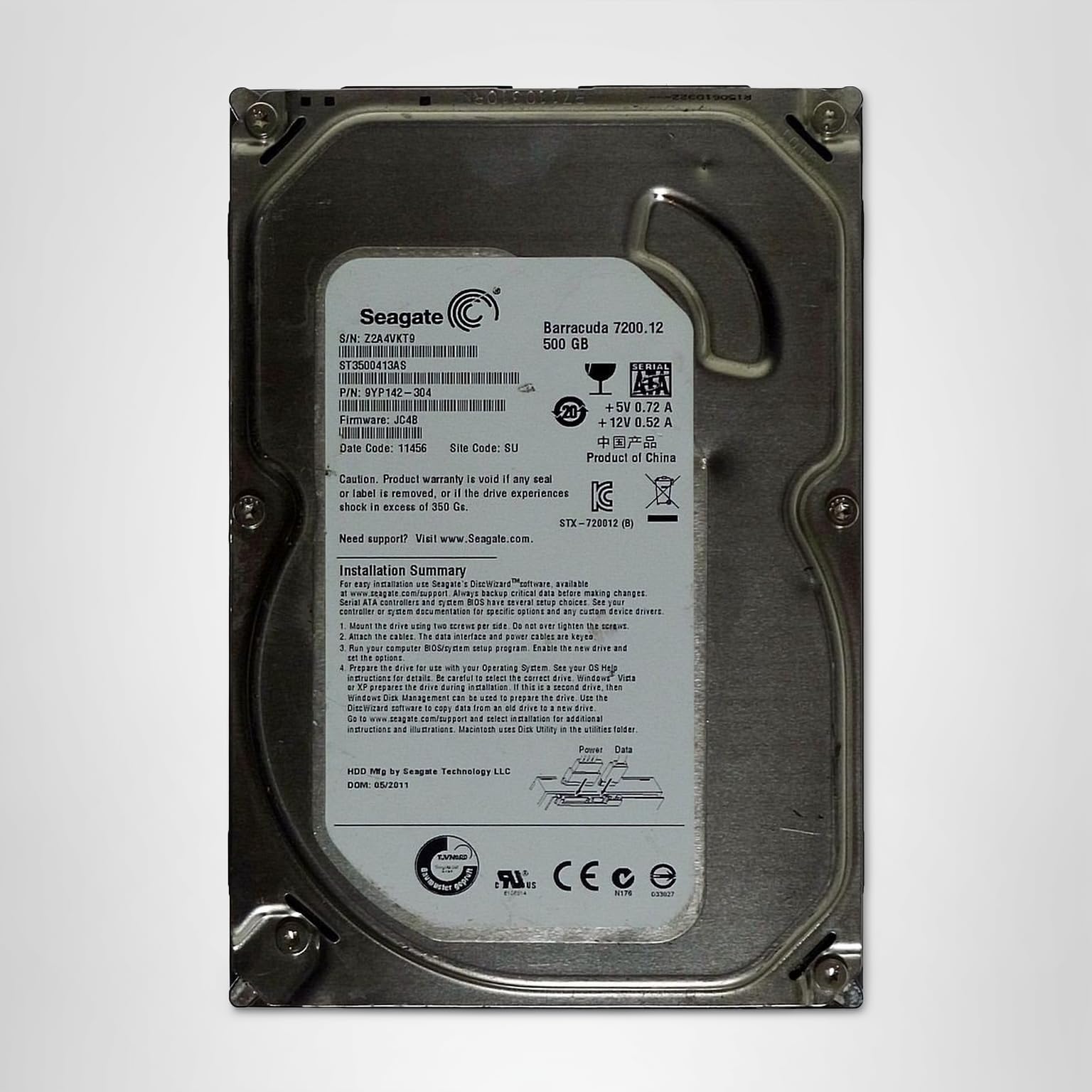 Amazon.co.jp: Seagate Barracuda 7200.12 3.5inch 500GB 16MB 7200rpm