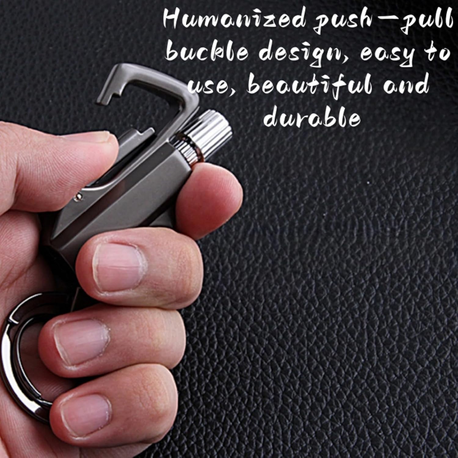 Keychain Kerosene Lighter Permanent Match Lighter, with Multitool Bottle Opener, Reusable, Camping Tool, Gift(3pack)
