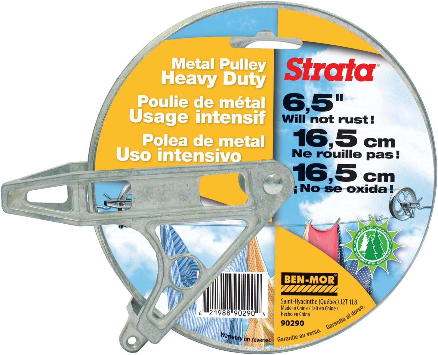 Ben-Mor 6.5" Metal Heavy Duty Pulley