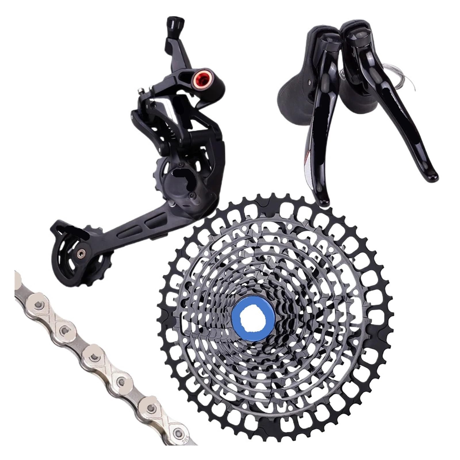 Gruppo bici gravel leggero 1x11 velocità, deragliatore frizione for 46T/50T