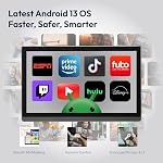 MESWAO 14.1 Tablette Android de pouce, 2025 Comprimé grand écran avec 1080P IPS FHD Grand écran, 10000mAh Batterie longue durée, 8-Core Processeur, 6GB RAM 128GB ROM (1TB Élargir), WiFi, Cadre métallique durable