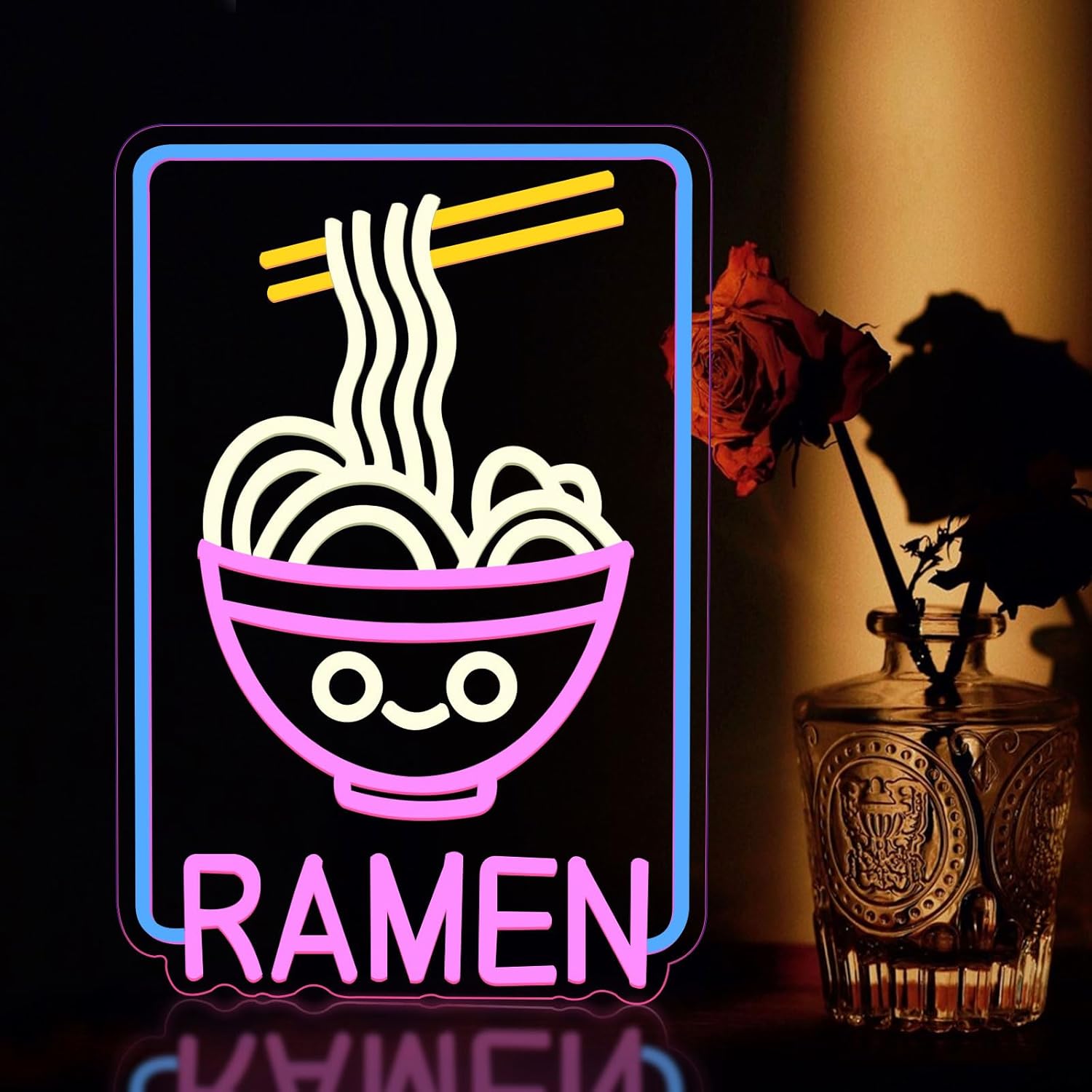 Mourning Coffee Neon Sign Gothic Coffee Bar Neon Light Dimmable LED Light Up Signs for Cafe Kitchen Living Room Tavern Party Halloween Decor(13.7 * 9 In)