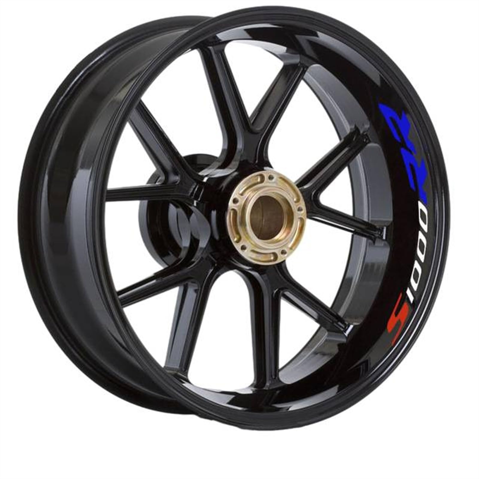 Frynuzb A3 Applique For S1000rr S1000xr Motorcycle Wheel Decals Reflective Stickers Rim Stripes For S1000 Rr Motorbike For S1000rr S1000xr(A3)