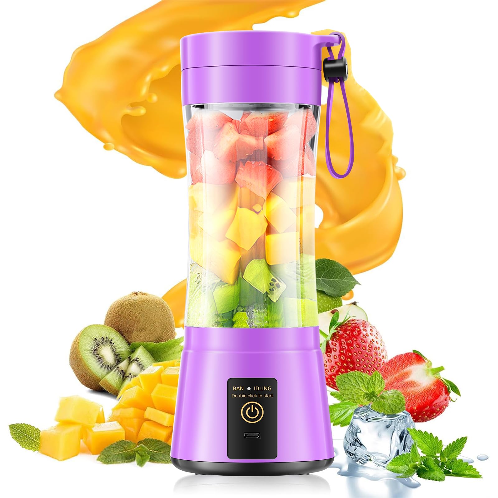 Mini Personal Portable Blender - 12oz Smoothie Blender Juice Cup