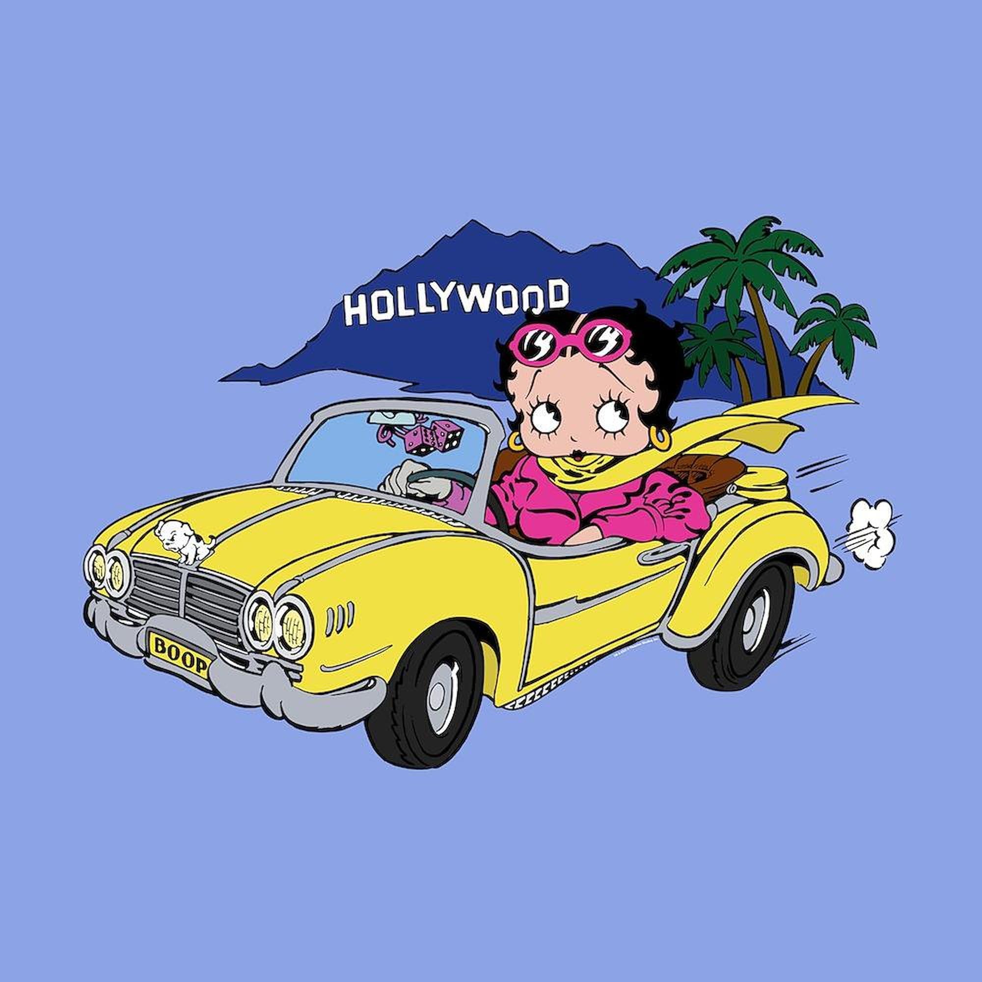 CafePress Betty Boop Hollywood Cruising Queen Duvet Cover, Printed Comforter Cover, Unique Bedding