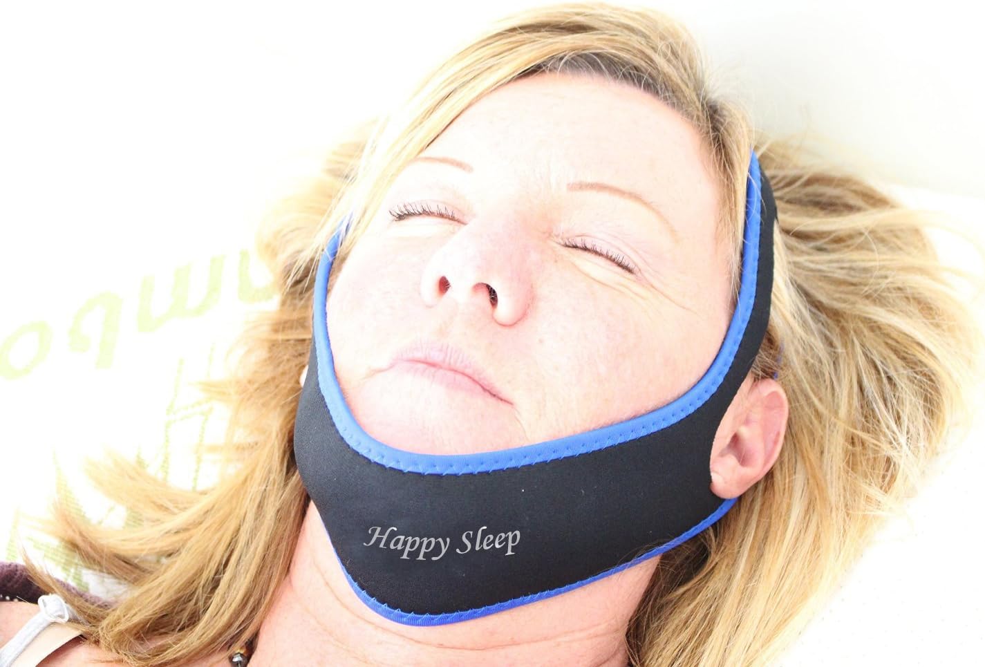 Stop Snoring Chin Strap - Anti Snore Solution for Good Mornings - Works Better Than Mouthpiece, Mouth Guards, Pillow, and other Devices - All Natural Remedy for Snorers - Reduce Snores and Improve Sleep Immediately - 100% Money Back Guarantee