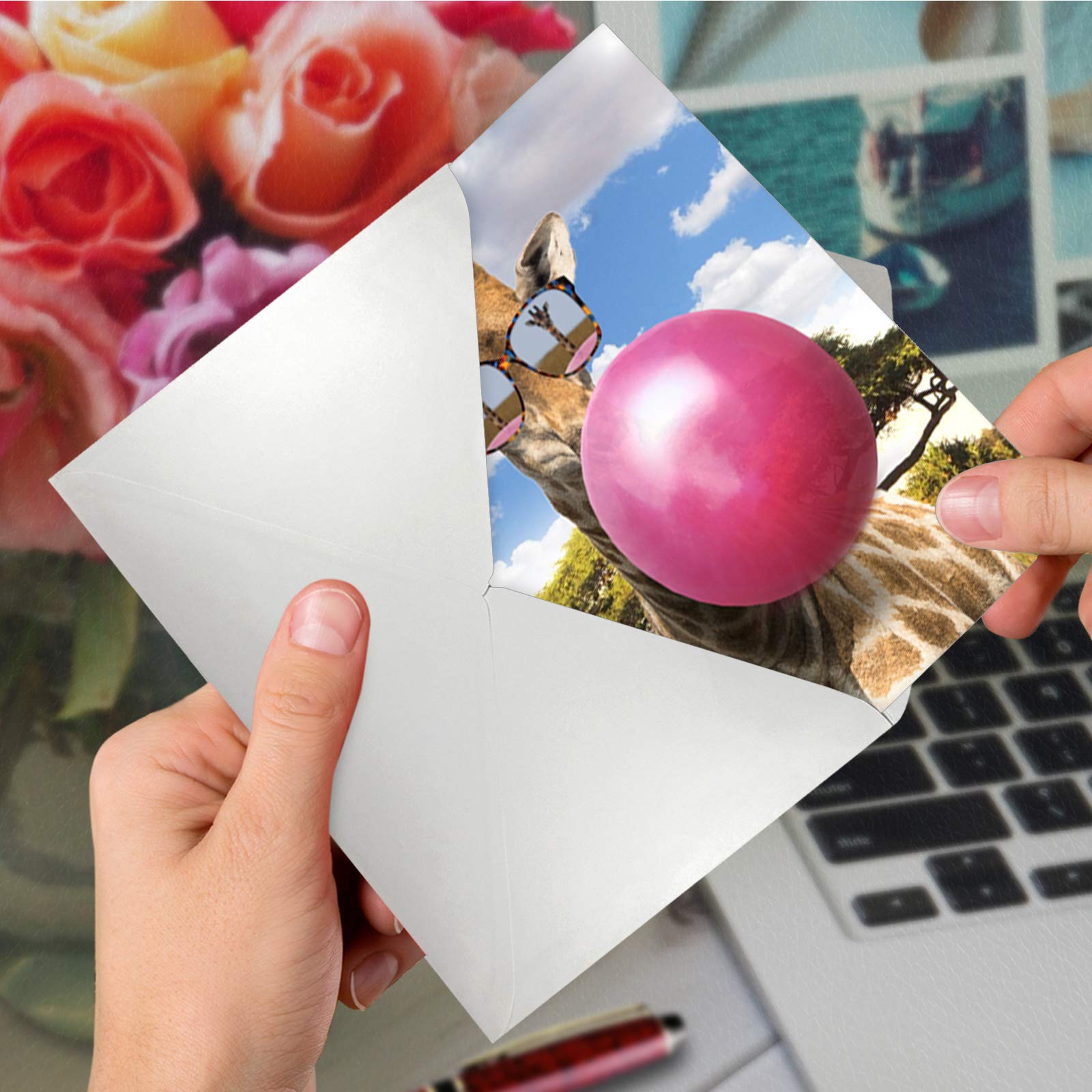Group C – The Best Card Company ‚Boo’s New Exercise Routine‘ Geburtstagskarte – Design C6870BDG