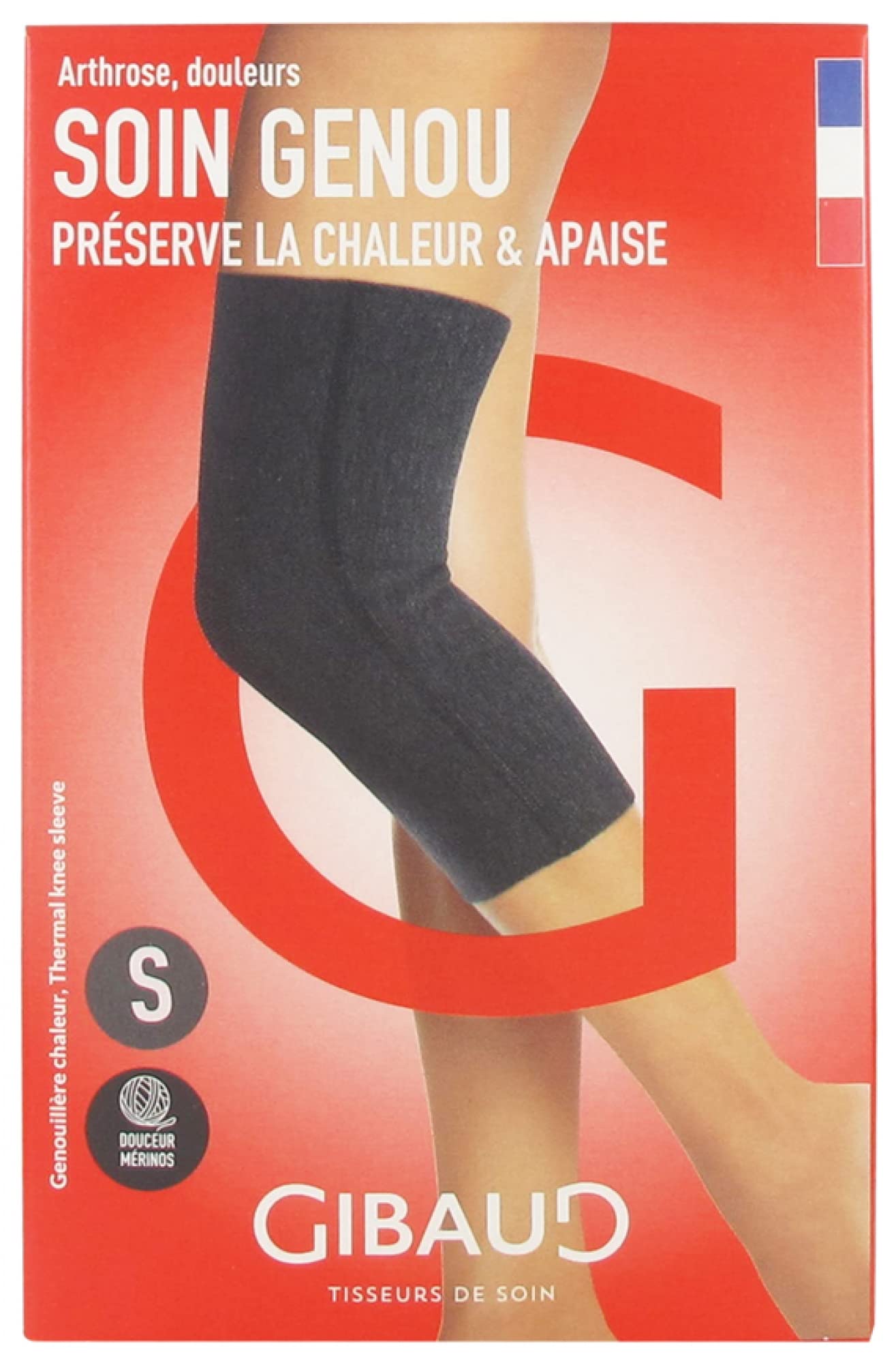 Gibaud Soin Genou Genouillère Chaleur - S