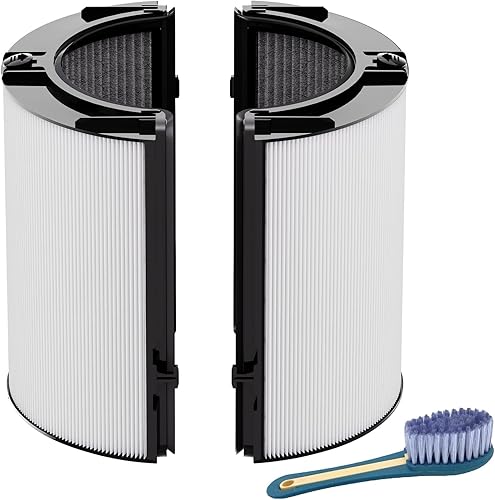 Leemone Filtro de Reemplazo 2 en 1 HEPA+Carbón 360° Combi Compatible con Dyson TP06 HP06 PH02 PH01 PH03 PH04 HP09 TP09 HP07 TP07 TP10 HP10, Filtro