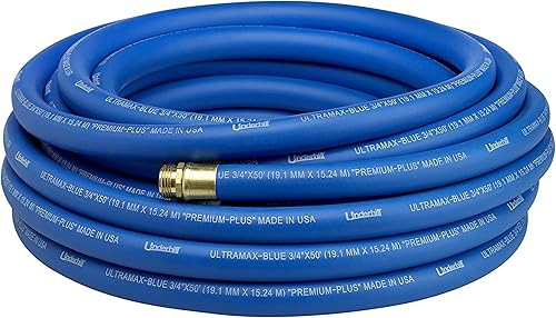 Underhill UltraMax - Manguera de agua de jardín comercial de 125 pies, ligera, resistente, flexible, sin torceduras, industrial, para todo tipo de