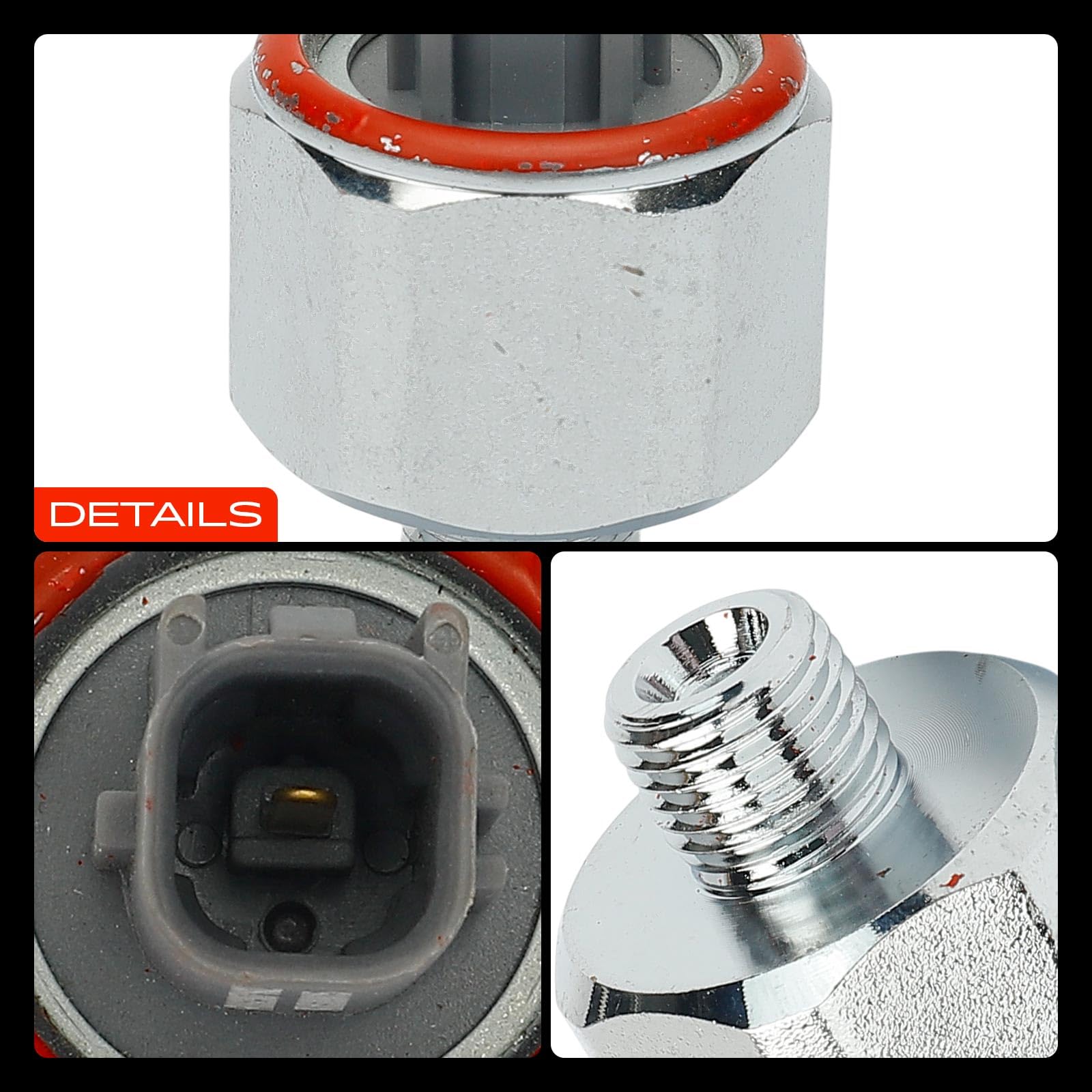 Frankberg Sensor de detonación 89615-52010 | Compatible con: Land Cruiser 100 J1, A.v.e.n.s.i.s Station Wagon T22, C.o.r.o.l.l.a Compact E11, Yaris Verso P2
