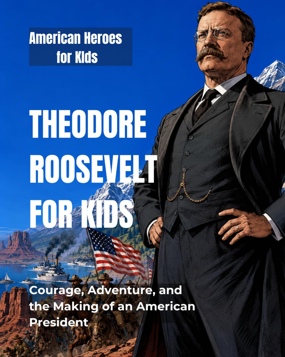 Theodore Roosevelt for Kids: Courage, Adventure, and the Making of an American President (American Heroes for Kids)