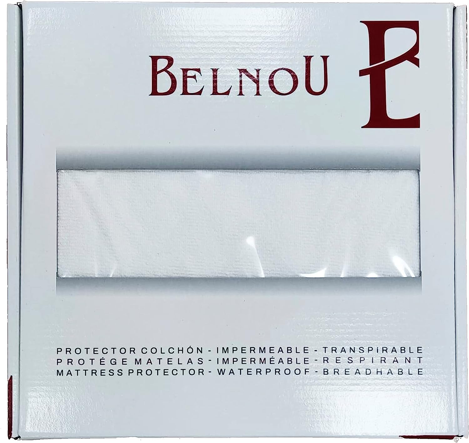 BELNOU Protector Colchón Impermeable Dulce, Funda Colchón, Transpirable, Fabricado en España, Todo Tipo de Colchones, Fabricado en España, Libre de Sustancias Nocivas (180 x 190/200 x 30 cm)