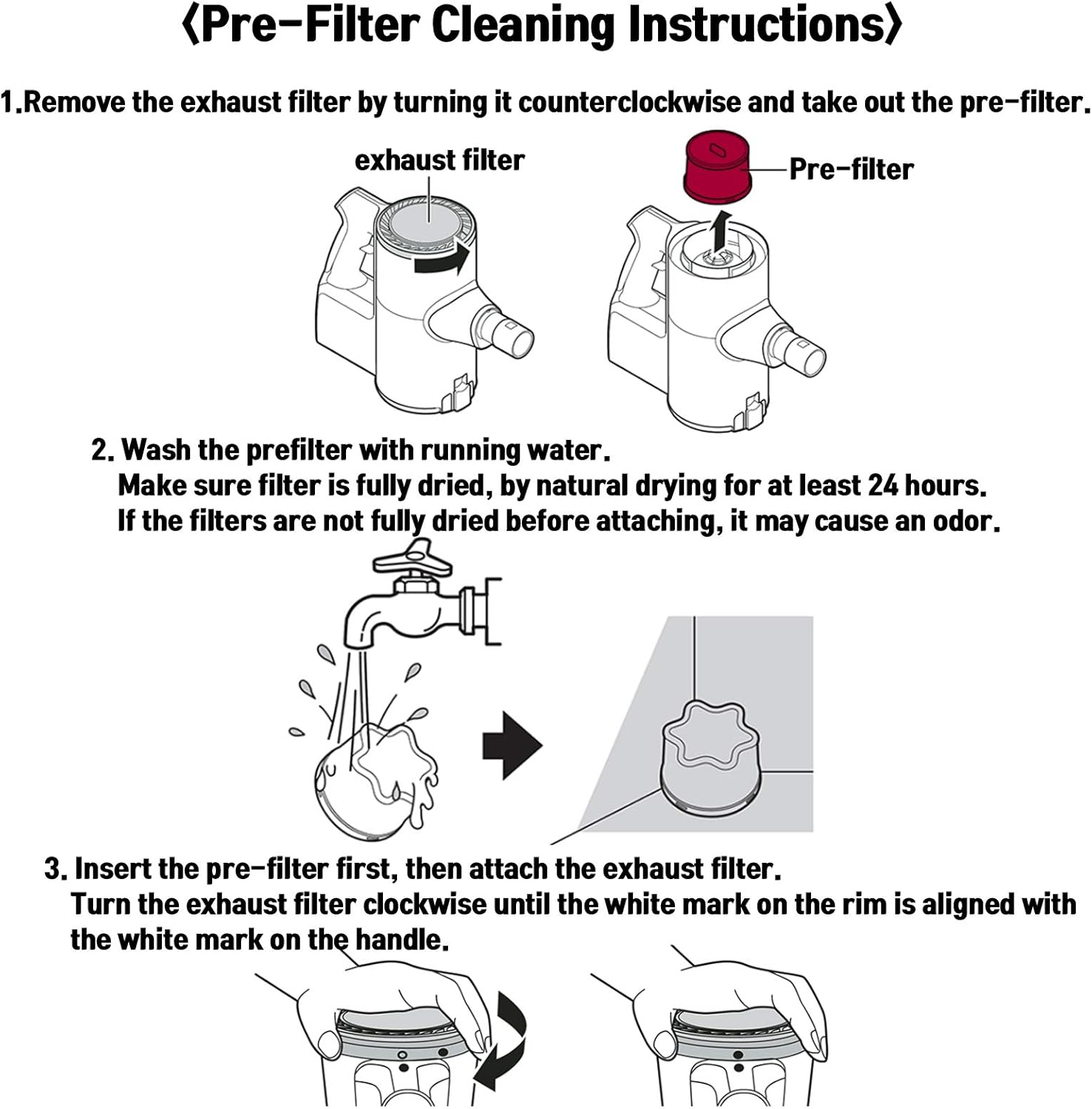 LG Vacuum Pre-Filter ADQ75393701