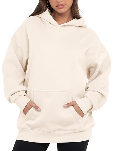 Womens Oversized Hoodies Fleece Loose Hooded Sweatshirt Fall Winter Outfits